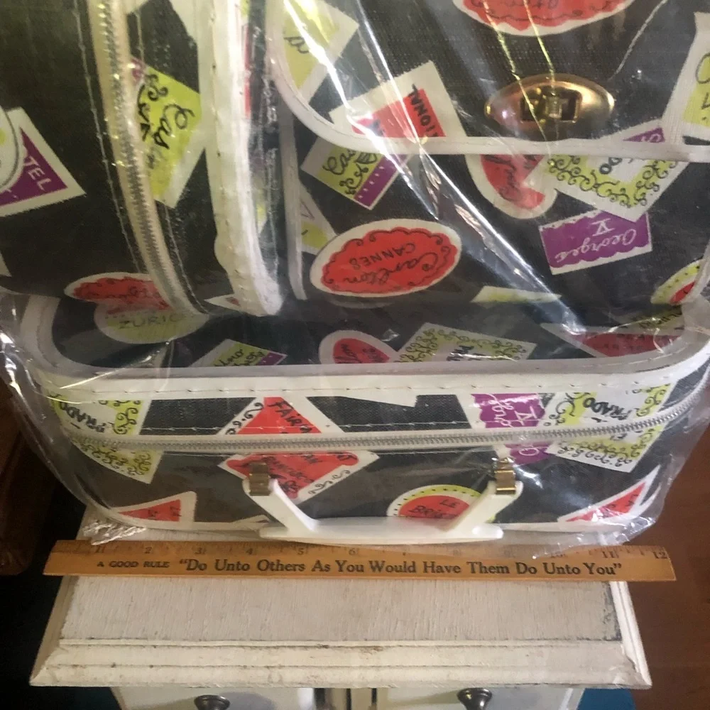 Vintage Kids Play Luggage Set